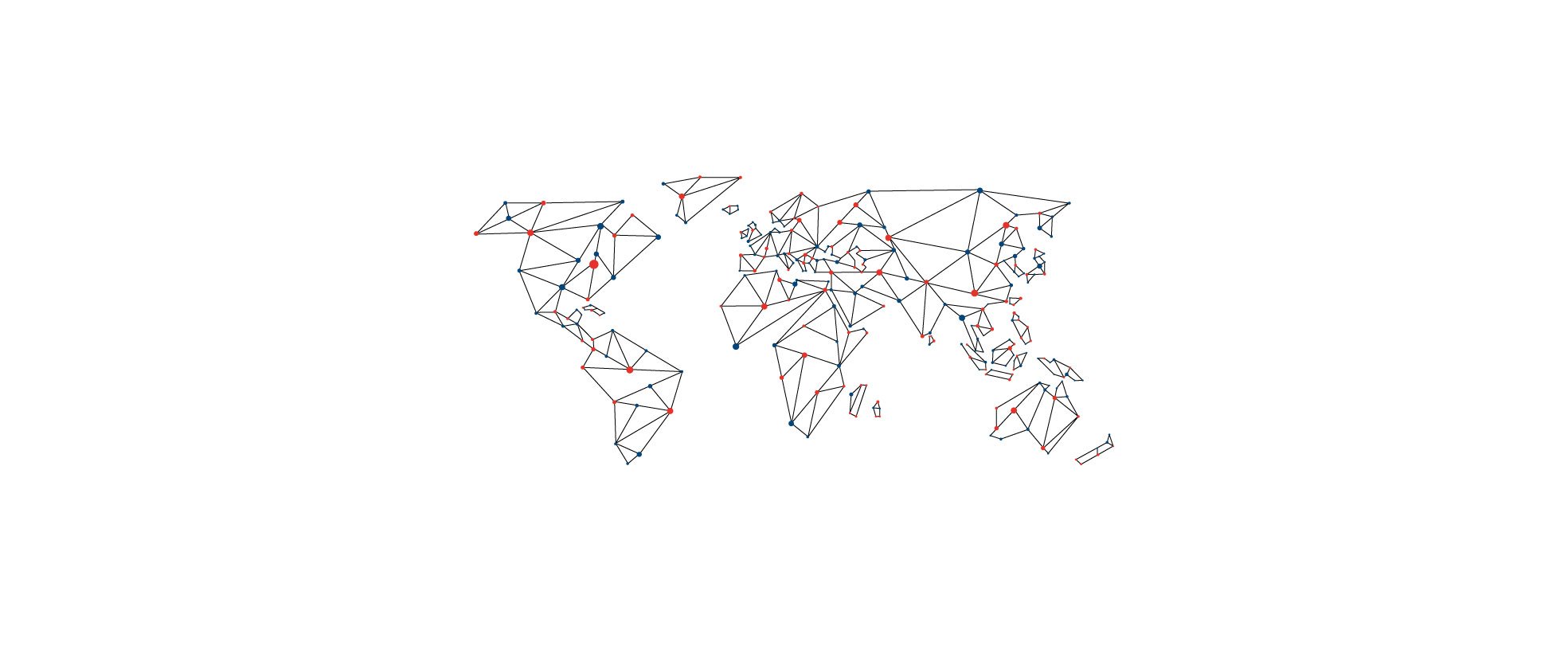 ID Logistics world map.